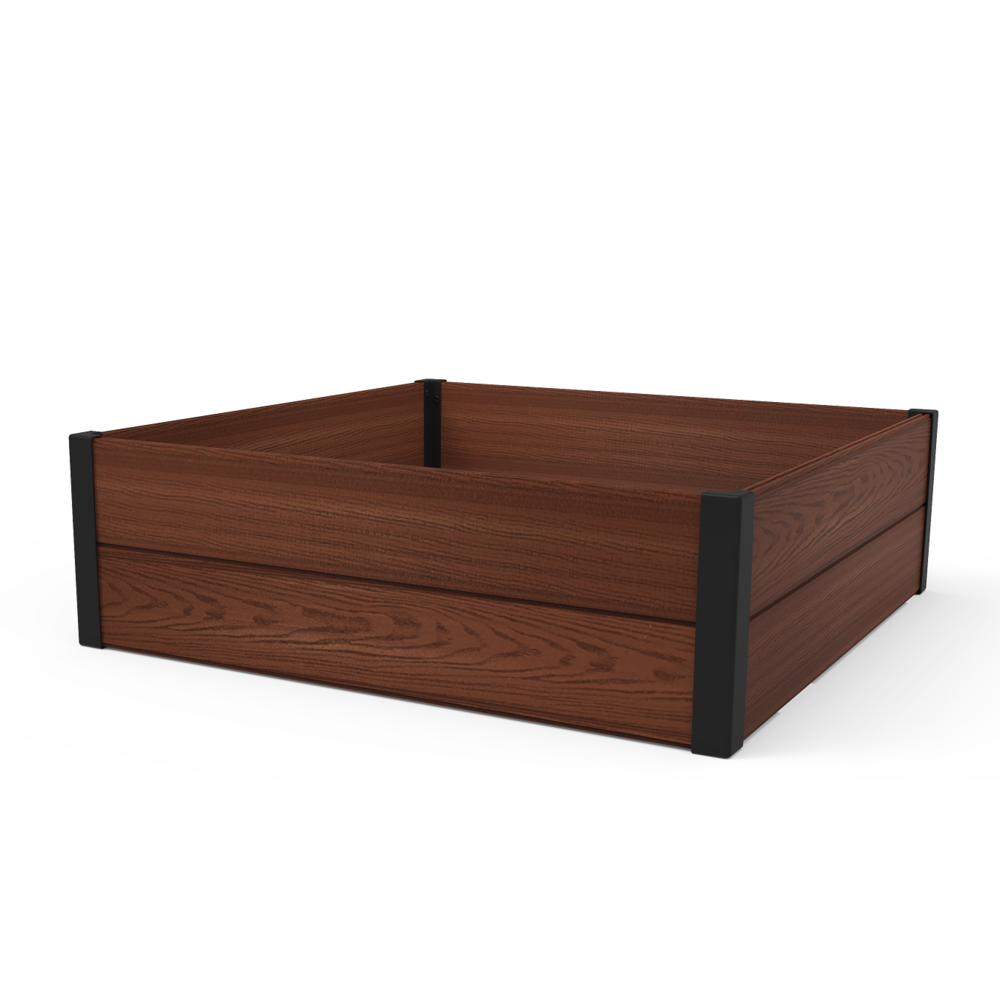 Vyvýšený záhon Keter Maple square 106 x 106 x 32 cm, hnědý wpc dřevoplast